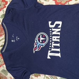 NFL TN TITANS blue Nike Dri Fit T-shirt Size M